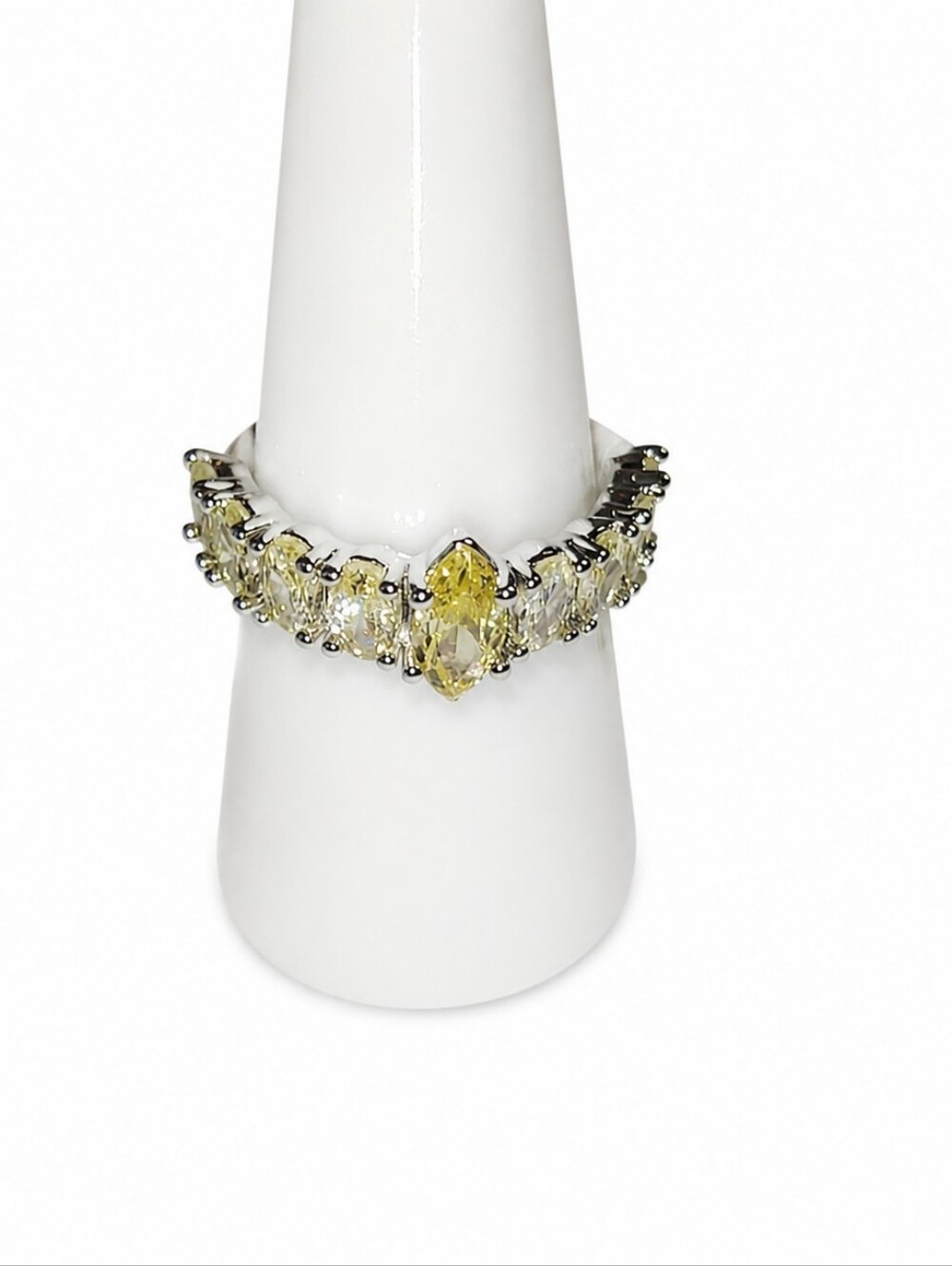 NWT Bomb Party Stunning Radiance RBP5952 Lemon Cubic Zirconia Ring